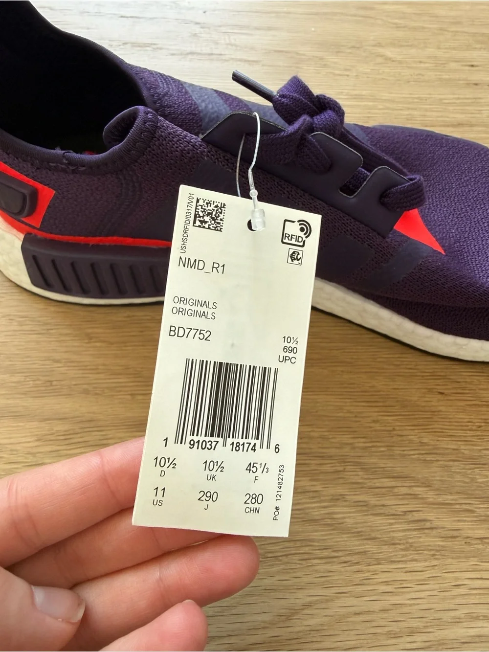 Adidas Men’s NMD Shoes 19 Pairs in Black, Navy, Gray, Purple, Cream, Tan